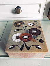 Halbedelstein Kästchen Dose