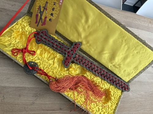 Chinesisches münzschwert aus - münzschwert,