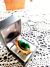 Toller Malachitring G. 17 sehr