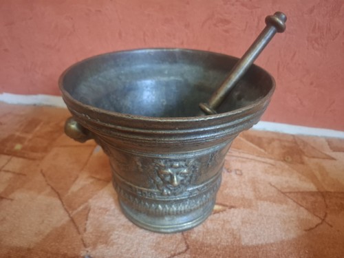 Mörser 25cm mit stößel - mörser,