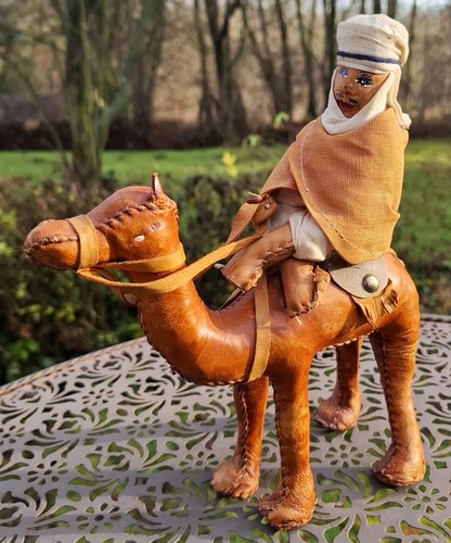 Puppe figur kamel - puppe, reiter