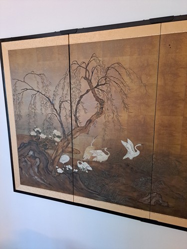 Japanischer byobu faltschirm - japanischer,