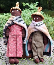 Trachten Puppe Paar aus