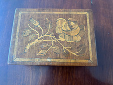 Vintage Spieluhrkästchen Holz