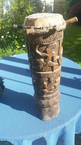 Antike afrikanische trommel - antike,