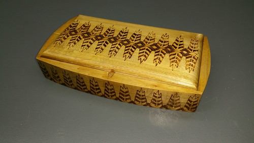 Holzschatulle holzschachtel - /,