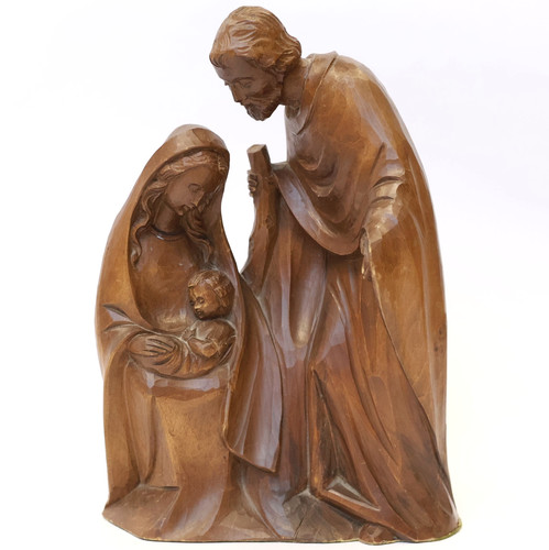 Heilige familie holz skulptur - familie,