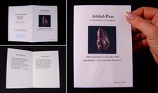 9800) Artikel-Pass / ID-Card